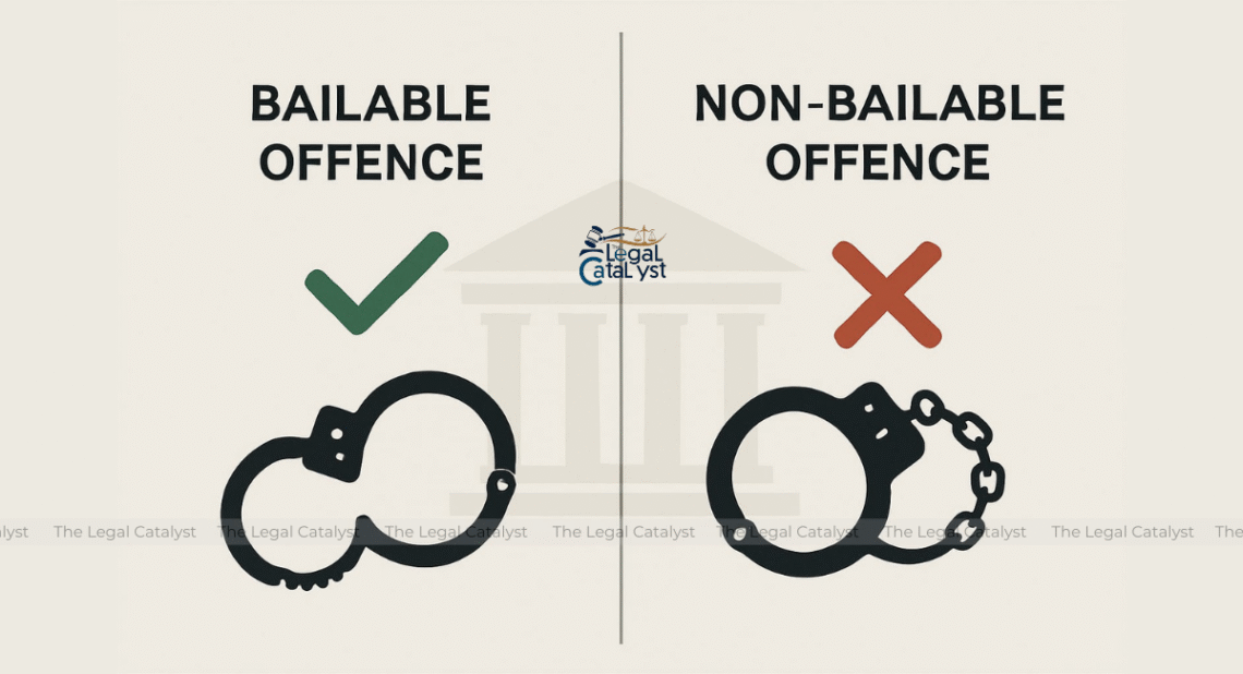 Difference between bailable and non bailable