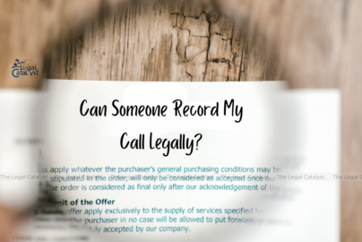 Can Someone Record My Call Legally?