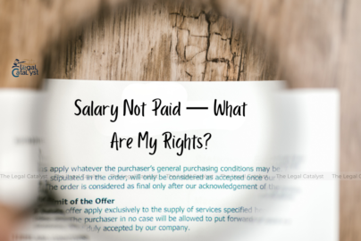 Salary Not Paid — What Are My Rights?