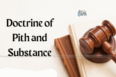 Doctrine of Pith and Substance